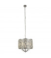 Suspension Bijou Acier doux Chrome 5 ampoules 37cm