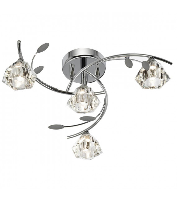 plafonnier ventilateur vintage 2 ampoules e27 max 60w brun patiné