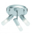 Ceiling lamp Spot Mars Frosted glass Chrome 3 bulbs 16cm