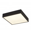 Plafonnier salle de bains Zeus Aluminium,plastique blanc,opale blanc,Noir