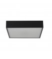 Bathroom ceiling light Zeus Aluminium, white plastic, white opal, Black