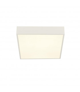 Plafón de baño Zeus Aluminio, plástico blanco, ópalo blanco, arena blanca