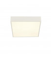 Plafonnier salle de bains Zeus Aluminium,plastique blanc,opale blanc,sable blanc