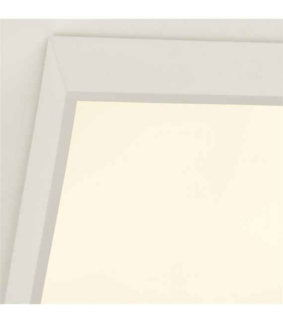 Plafonnier salle de bains Zeus Aluminium,plastique blanc,opale blanc,sable blanc ampoules cm