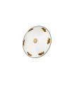 Plafonnier en verre Moon Laiton antique 1 ampoule 8cm