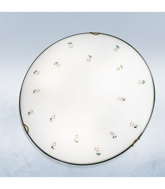 Plafonnier Nonna Laiton antique 1 ampoule 8cm