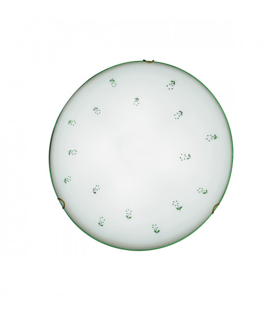 Deckenleuchte Nonna Messing Antik 2 flammig 9cm