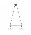 Nonna pendant lamp Antique brass 2 bulbs 21cm