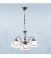 Nonna pendant lamp Antique brass 3 bulbs 30cm