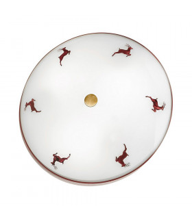 Plafonnier en verre Nonna 4 ampoules 8cm