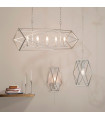 Applique murale Chassis Acier doux Argent satiné 1 ampoule 30cm