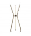 Lampe de table Tripod Aluminium Nickel satiné 3 ampoules 53cm