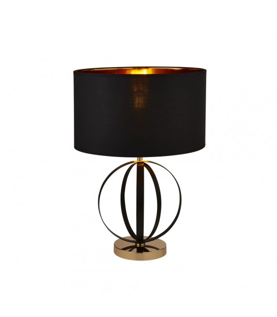 Table lamp Table Mild Steel Black 1 bulb 58cm