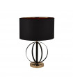Table lamp Table Mild Steel Black 1 bulb 58cm