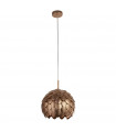 Suspension Artichoke Aluminium Cuivre métallique 1 ampoule 35,5cm