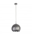 Suspension Artichoke Aluminium Argent métallique 1 ampoule 35,5cm