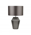 Lampe de table Table Verre Chrome fumé 1 ampoule 49cm
