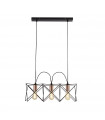 Anthea pendant Mild steel Matt black 3 bulbs 21cm
