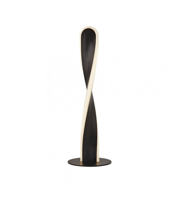 Lámpara LED integrada Paddle Aluminio Negro mate 1 bombilla 35,5cm