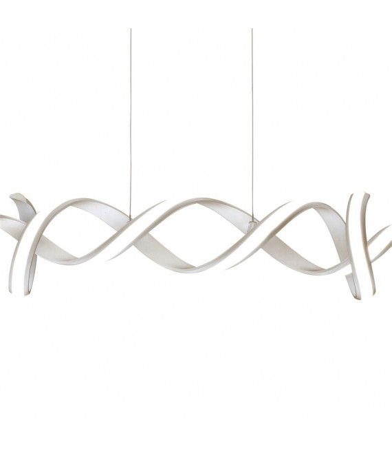 Plafoniera LED integrata con musica Acrilico, alluminio, acciaio dolce Argento, bianco 23 Cm