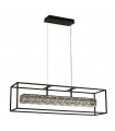 Suspension Elevator Verre,acier inoxydable,acier doux Chrome,Noir mat,Transparent 26 Cm