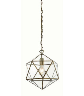 Suspension Lanterns 1 ampoule Laiton Laiton antique