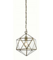 Lanterns 1-light brass pendant Antique brass