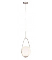 Suspension Avalon Acier Argent satiné 1 ampoule 51cm