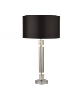 Table lamp Glass Chrome 1 bulb 62cm