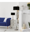 Table lamp Glass Chrome 1 bulb 62cm
