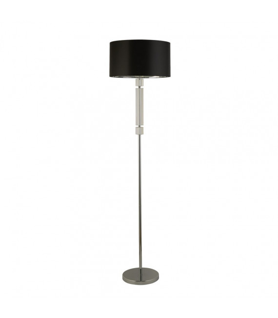 Lampadaire Floor Verre Chrome 1 ampoule 158,5cm