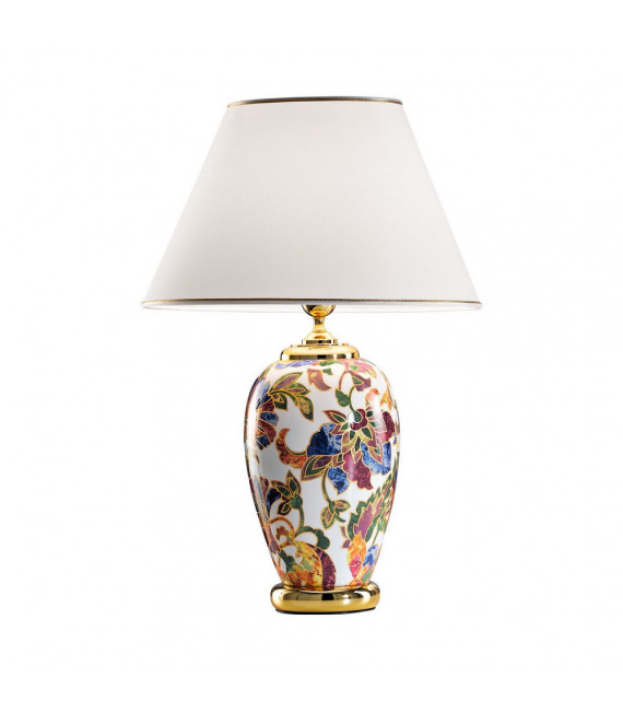 Damasco table lamp 24 carat gold plated Polished gold 1 bulb 60cm