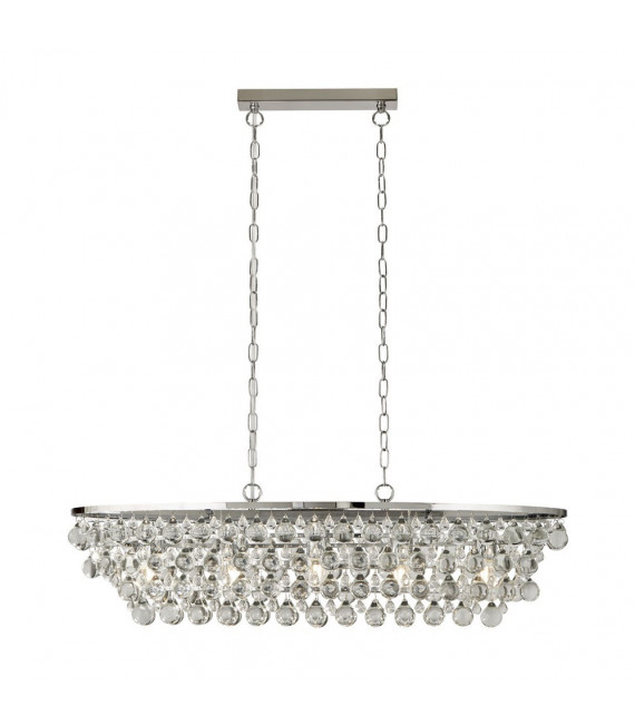 Ciondolo Michelle Acciaio dolce Cromo 5 lampadine 21,5 cm