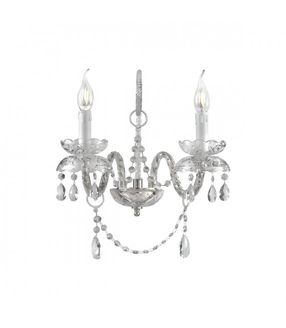 Amaro Chrome Wandleuchte 2-flammig 41cm
