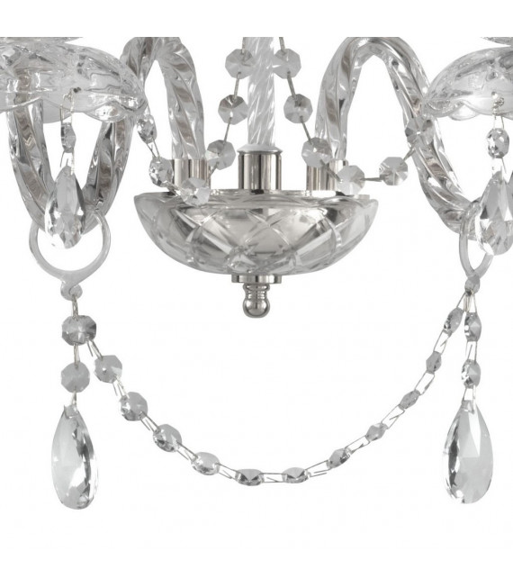 Lampada da parete Amaro Chrome 2 lampadine 41cm