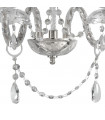 Amaro Chrome wall light 2 bulbs 41cm