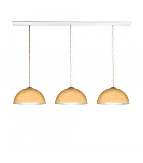 Ciondolo Cult bianco 3 lampadine 250cm