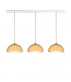 Cult pendant white 3 bulbs 250cm