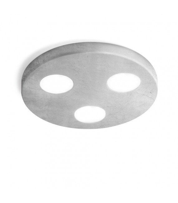 Foco Downlight Click Plata 3 bombillas 3cm