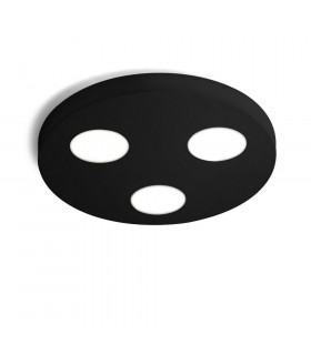Spot Downlight Click Black 3 bulbs 3cm