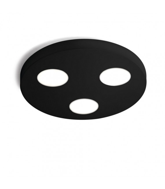 Spot Downlight Click Black 3 bulbs 3cm