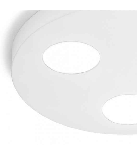 Spot Downlight Click weiß 3 Glühbirnen 3cm
