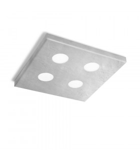 Spot Downlight Click Silber 4 Birnen 3cm