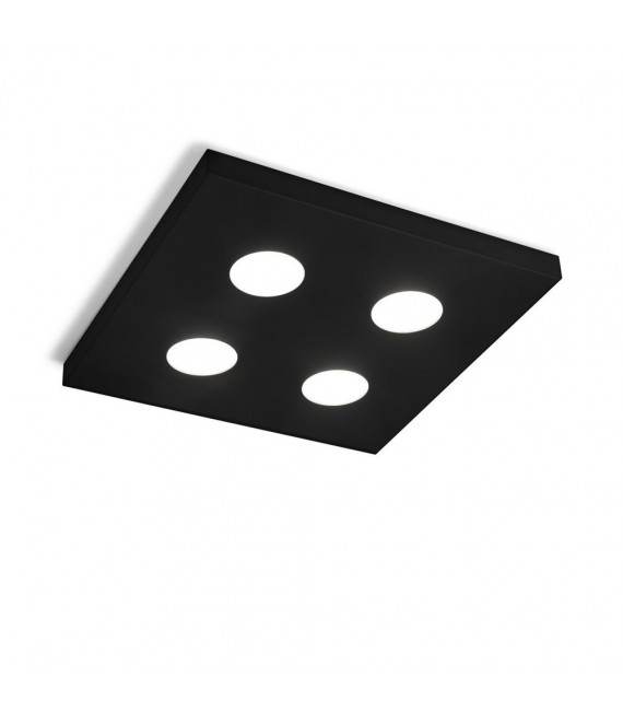Spot Downlight Click Noir 4 ampoules cm