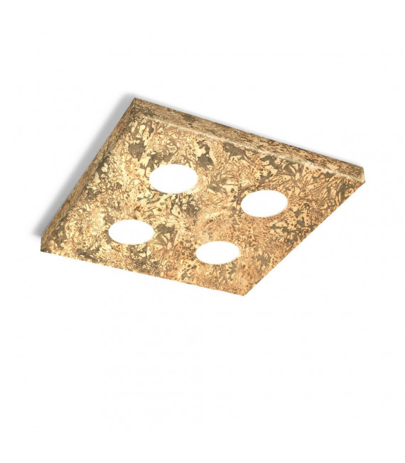 Spot Downlight Click 4 bulbs Gold