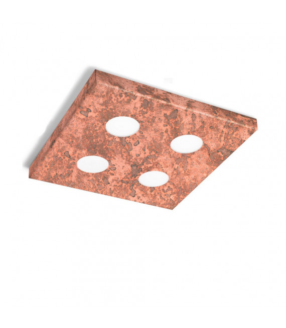 Spot Downlight Fare clic su 4 lampadine in rame