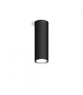 Spot Downlight Tubo Schwarz 1 Birne 1cm