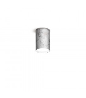 Spot Downlight Tube Silber 1 Birne 1cm