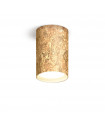 Spot Downlight Tube 24 carats plaqué d'or Or 1 ampoule 1cm