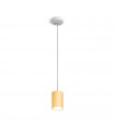 Suspension design Tube 24 carats plaqué d'or Or 1 ampoule 1cm